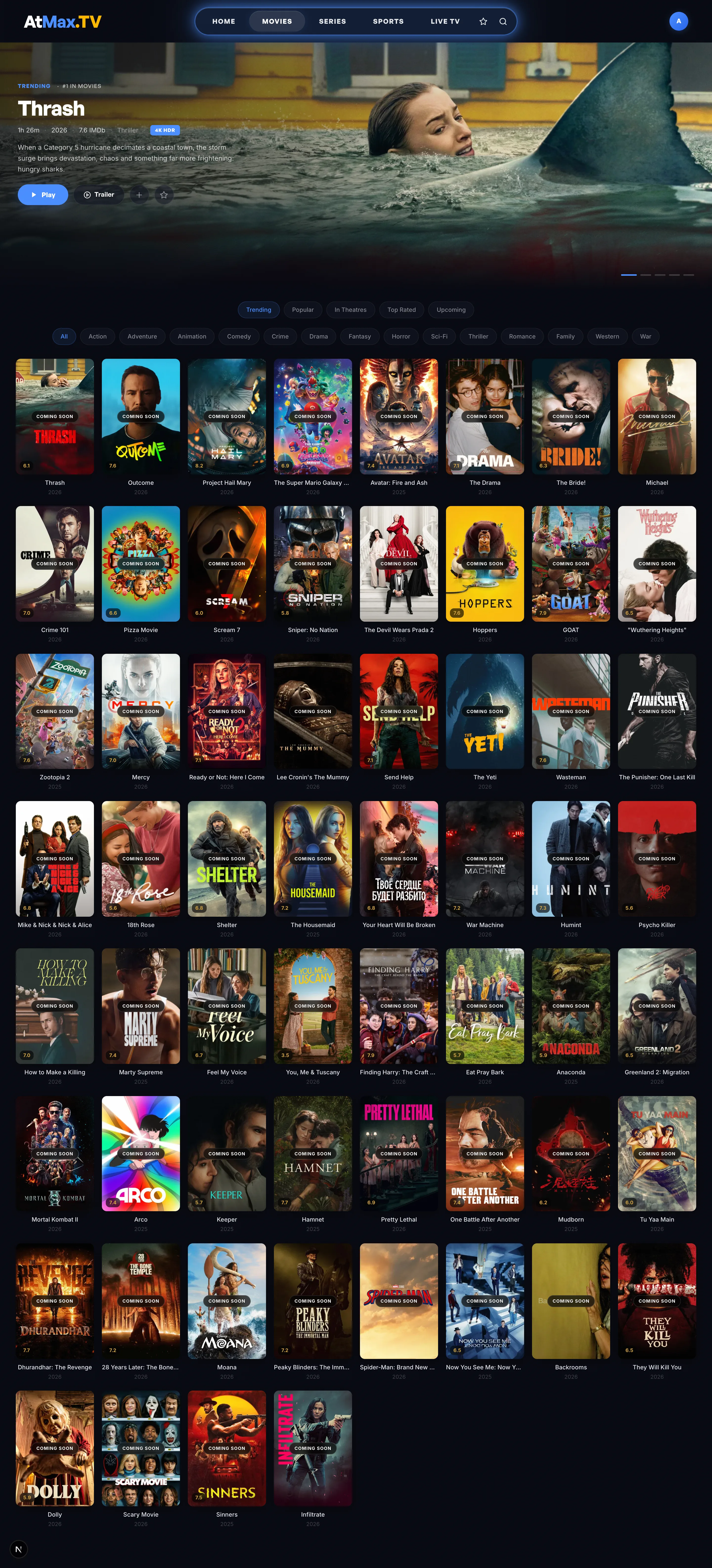 Every movie, organized